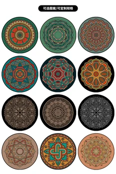 Bohemian Mandala Ethnic Style Round Carpet Soft Carpets for Living Room Anti-slip Rug Chair Floor Mat for Home Decor Kids Room 
Bohemian Mandala Ethnic Style Round Carpet Soft Carpets for Living Room Anti-slip Rug Chair Floor Mat for Home Decor Kids Room
