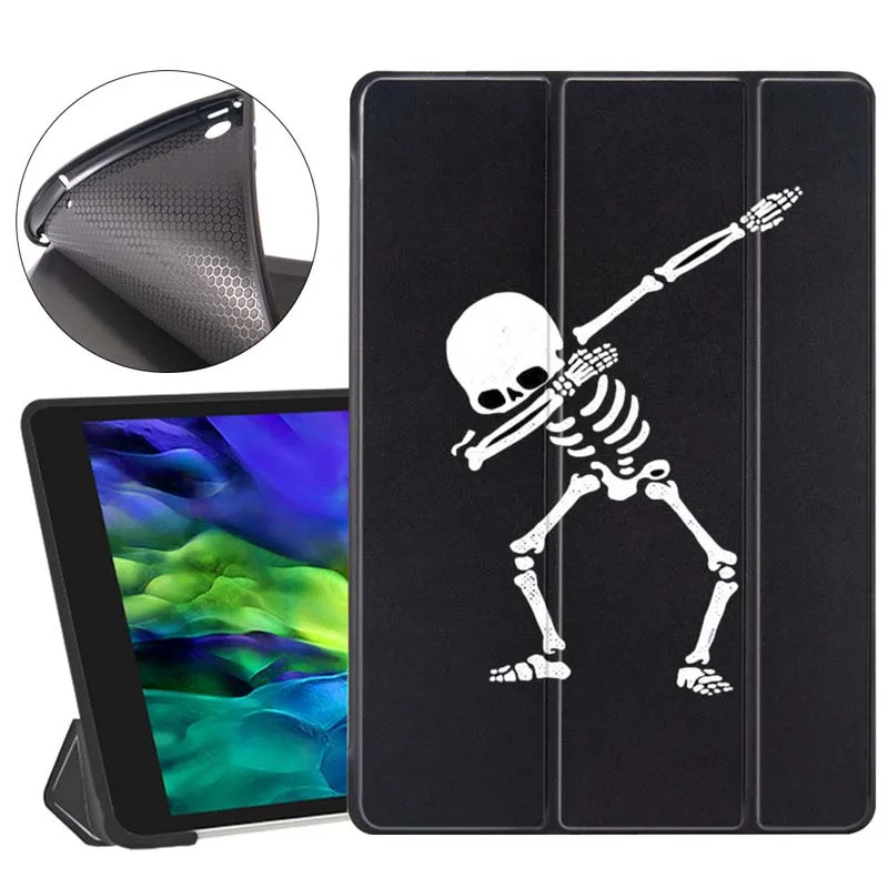 Skeleton Pattern Tablet Case for Ipad Mini 2 3 4 Cover Folding Holder Function for Ipad Air 1 2 3 7th Generation 11Pro 2018 2020
Skeleton Pattern Tablet Case for Ipad Mini 2 3 4 Cover Folding Holder Function for Ipad Air 1 2 3 7th Generation 11Pro 2018 2020