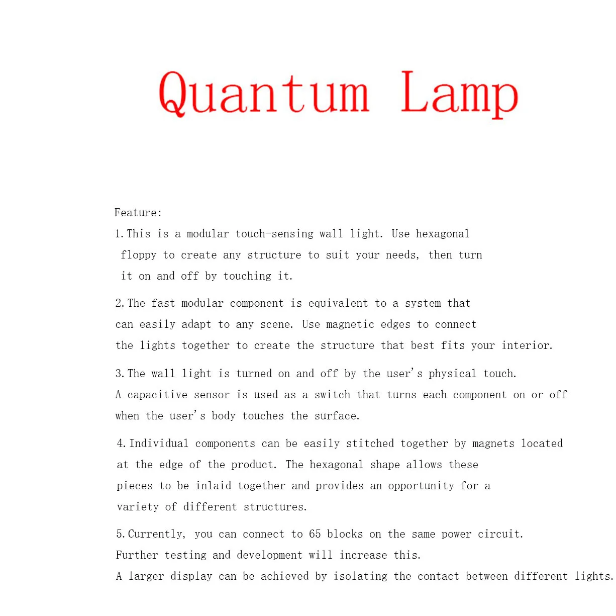 LED Hexagonal Lamps Modular Touch Sensitive Quantum Lamp Lighting Night Light Magnetic Hexagons Creative Decoration Wall Lampara
LED Hexagonal Lamps Modular Touch Sensitive Quantum Lamp Lighting Night Light Magnetic Hexagons Creative Decoration Wall Lampara