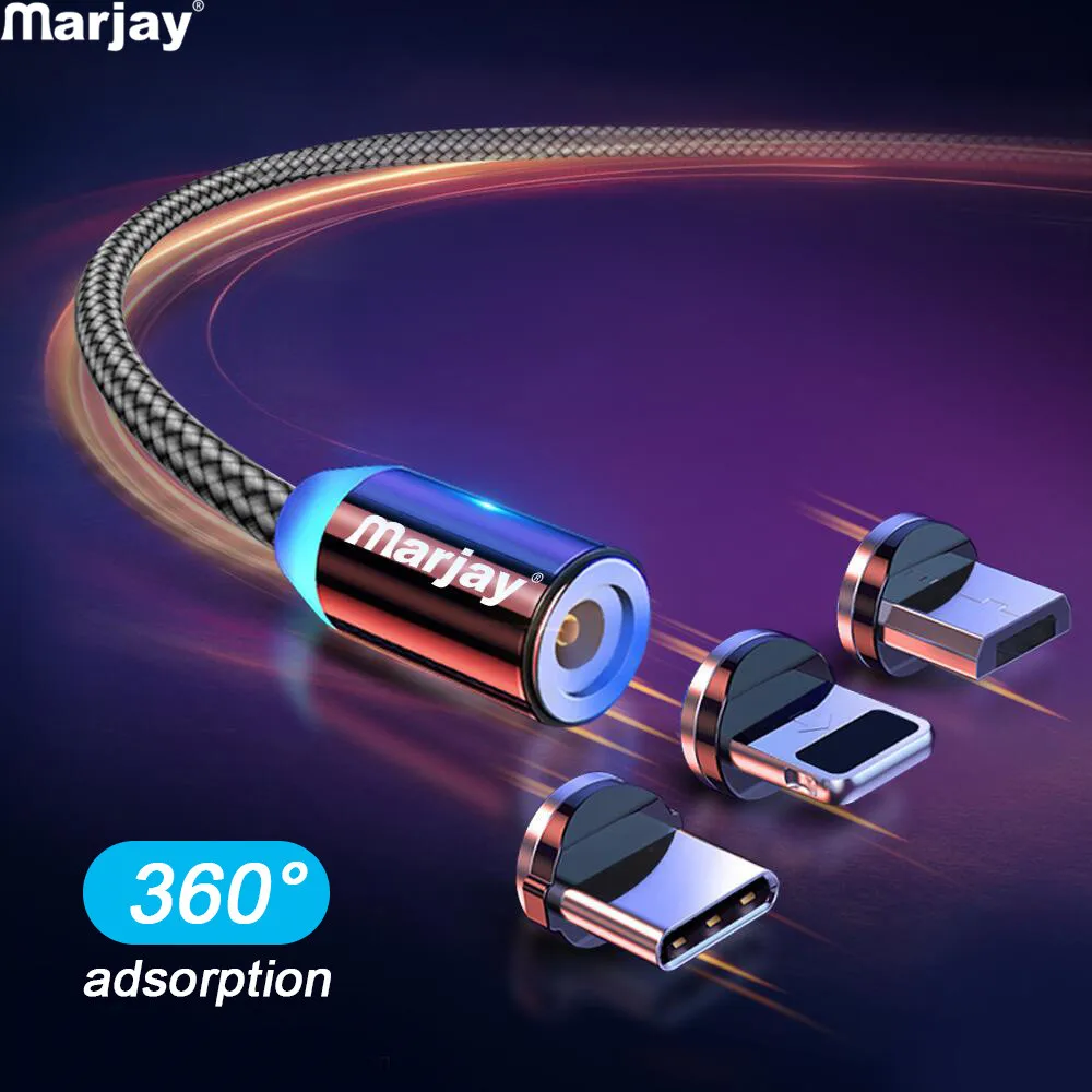 Marjay Magnetic Micro USB Cable for Xiaomi Redmi Huawei Fast Charge Type C Cable for Samsung Magnet Charger USB Cord for iPhone8
Marjay Magnetic Micro USB Cable for Xiaomi Redmi Huawei Fast Charge Type C Cable for Samsung Magnet Charger USB Cord for iPhone8