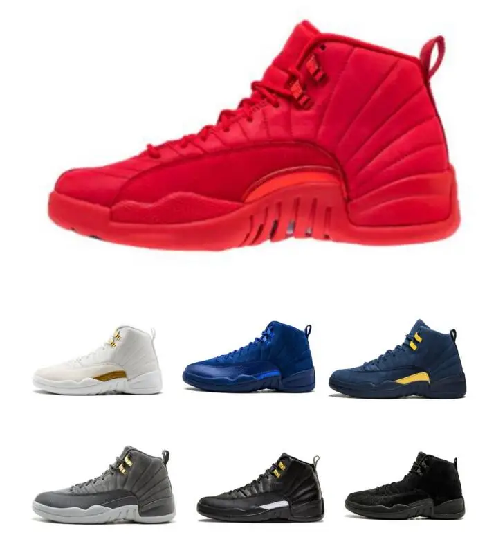 

12s Basketball shoes for men 12 Reverse Taxi Game Royal triple black Gym red Flu game GAMMA BLUE mens Sports Sneakers size 7-13