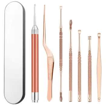 Stainless Steel Digging Ear Spoon Set Spiral Rotating Dig Spoon Double Ears Artifact Cleaning Tool Earpick Earwax Remover Kit
Stainless Steel Digging Ear Spoon Set Spiral Rotating Dig Spoon Double Ears Artifact Cleaning Tool Earpick Earwax Remover Kit