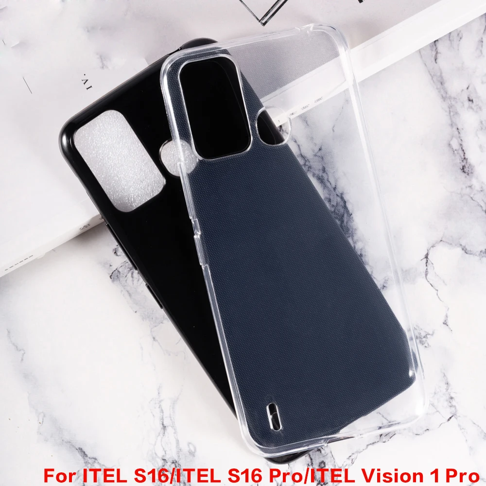 Силиконовый защитный чехол для ITEL S16 Pro Vision 1 мягкий из ТПУ | Мобильные телефоны и