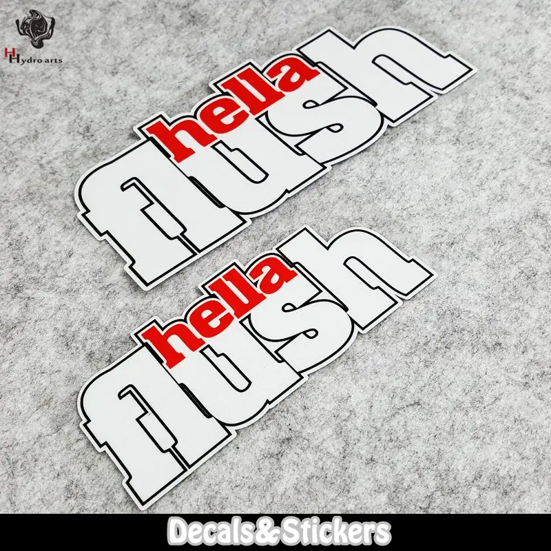 NO.LN274 Car Modification Hella Fush Style MOTO GP Reflective Sticker Decals Racing Motorcycle Windshield Bike Tank cup | Автомобили и