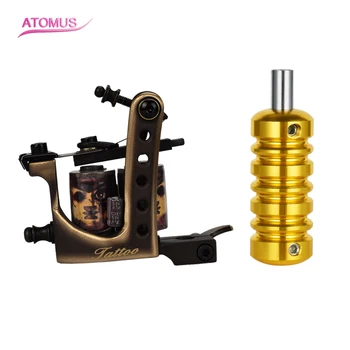Copper Coil Tattoo Machine Frame Liner Shader Grip Maquina De Tatuagem Handmade Bobina Tattoo Machine 10 Wraps De Uma Bobina
Copper Coil Tattoo Machine Frame Liner Shader Grip Maquina De Tatuagem Handmade Bobina Tattoo Machine 10 Wraps De Uma Bobina