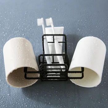 New 1PC Metal Creative Toothbrush Storage Rack Wall Suction Type Bathroom Toilet Wall Toothpaste Rack Bathroom Rack High Quality
New 1PC Metal Creative Toothbrush Storage Rack Wall Suction Type Bathroom Toilet Wall Toothpaste Rack Bathroom Rack High Quality