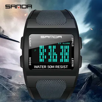 SANDA Brand Military Men's Watches Luxury Waterproof Sports Watch 222 Fashion Digital Watch relogio masculino
SANDA Brand Military Men's Watches Luxury Waterproof Sports Watch 222 Fashion Digital Watch relogio masculino