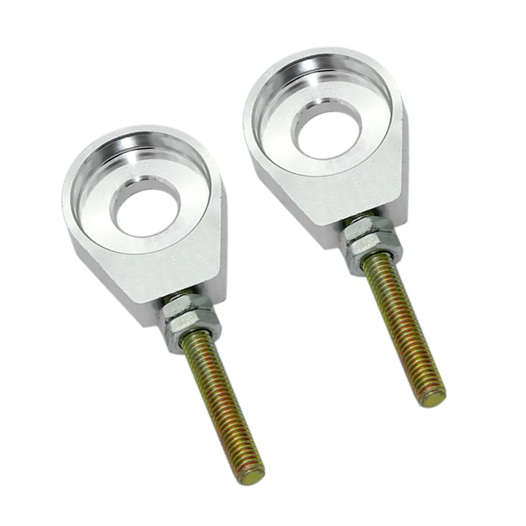 2 Pcs 12mm Metal Alloy Motorcycle Chain Adjuster Tensioner Block for Pit Dirt Bike Quad ATV Motor 3*1.2*0.4 2 Pcs 12mm Metal Alloy Motorcycle Chain Adjuster Tensioner Block for Pit Dirt Bike Quad ATV Motor 3*1.2*0.4