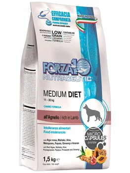 FORZA10 FORZA10 DOG MEDIUM DIET monobelkovy for adult dogs of medium breeds with allergy to lamb
FORZA10 FORZA10 DOG MEDIUM DIET monobelkovy for adult dogs of medium breeds with allergy to lamb