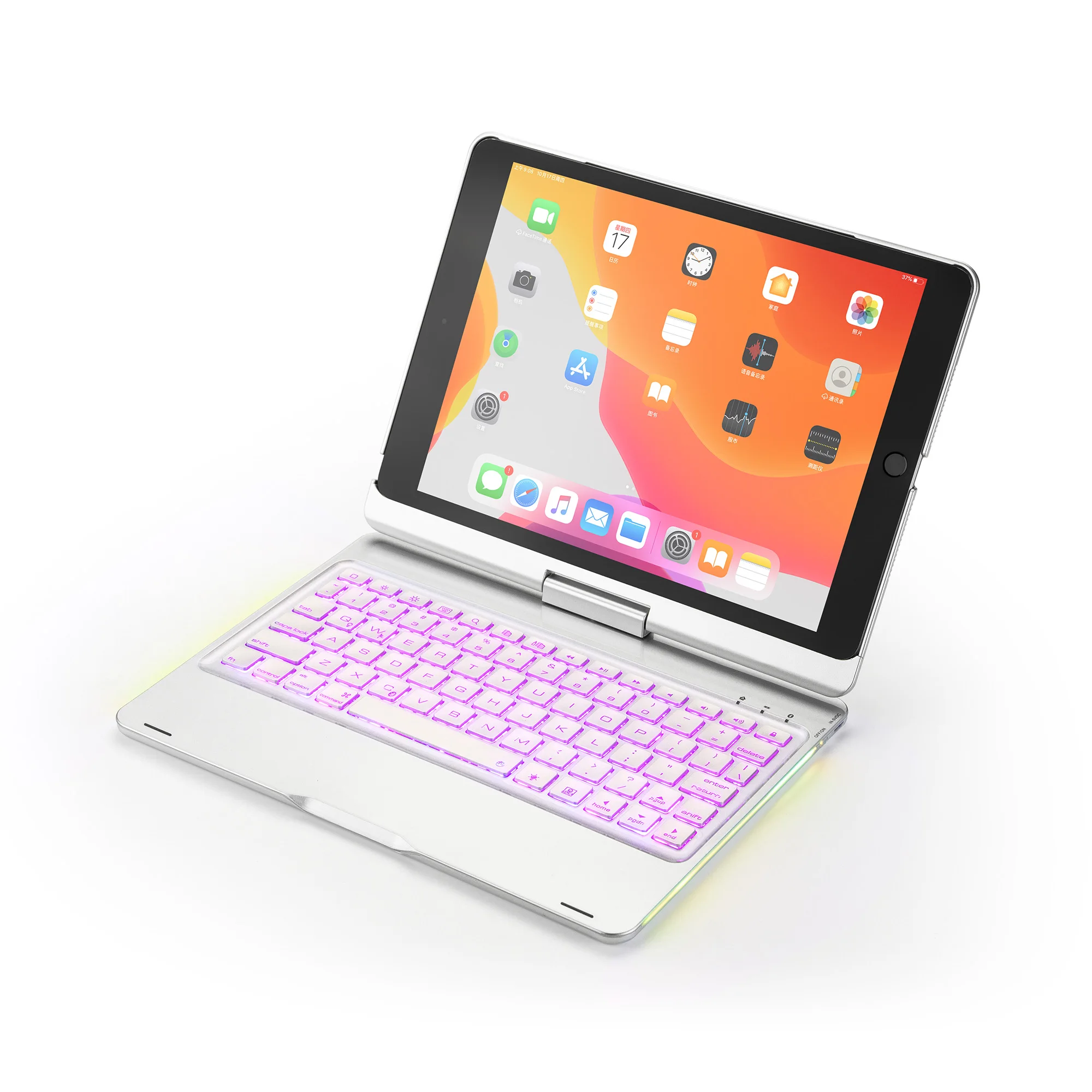 Wireless Bluetooth Keyboard Cover for ipad 10.2 Aluminum light-emitting new ipad pro10.2alloy rotary bluetooth keyboard case
Wireless Bluetooth Keyboard Cover for ipad 10.2 Aluminum light-emitting new ipad pro10.2alloy rotary bluetooth keyboard case