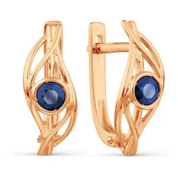 Karov earrings with 2 sapphires in red gold
Karov earrings with 2 sapphires in red gold