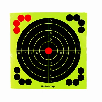 Shooting Targets 12 inch Adhesive Target Splatter Glow Shot Rifle Florescent Paper Target 5 Piece
Shooting Targets 12 inch Adhesive Target Splatter Glow Shot Rifle Florescent Paper Target 5 Piece