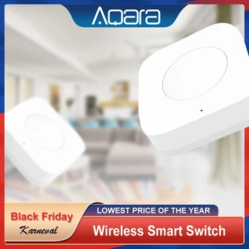 Aqara Mini Wireless Switch Zigbee Connection Versatile 3-way Control Button for Smart Home Devices Compatible with Apple HomeKit
Aqara Mini Wireless Switch Zigbee Connection Versatile 3-way Control Button for Smart Home Devices Compatible with Apple HomeKit