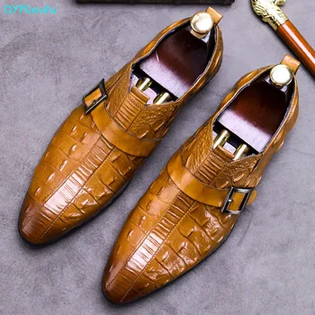 QYFCIOUFU New Style Men Shoes Buckle Formal Dress Shoes Italian Genuine Cow Leather Party Wedding High Quality Brogue Shoe 
QYFCIOUFU New Style Men Shoes Buckle Formal Dress Shoes Italian Genuine Cow Leather Party Wedding High Quality Brogue Shoe