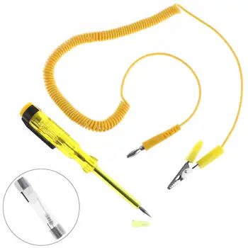 Voltage Circuit Tester Car Test VoltMet with Probe And Spring Wire Light Bulb Automobile Maintenance Tools for Cars
Voltage Circuit Tester Car Test VoltMet with Probe And Spring Wire Light Bulb Automobile Maintenance Tools for Cars