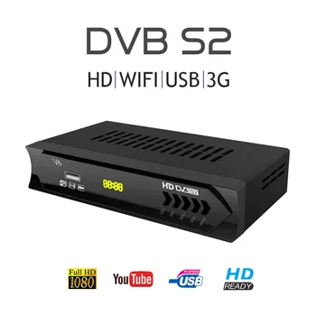 DVB-S2 Full 1080P H.264 V6 Decoder Satellite TV Receiver HD Digital M3U Audio Support Europe Youtube Bisskey Mini TV Box
DVB-S2 Full 1080P H.264 V6 Decoder Satellite TV Receiver HD Digital M3U Audio Support Europe Youtube Bisskey Mini TV Box