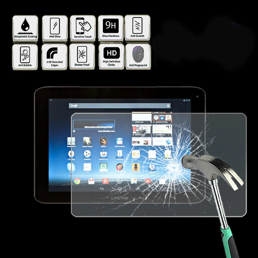 For Medion LifeTab E10318 MD98595 10.1" - Tablet Tempered Glass Screen Protector Cover Screen Film Protector Guard Cover
For Medion LifeTab E10318 MD98595 10.1" - Tablet Tempered Glass Screen Protector Cover Screen Film Protector Guard Cover