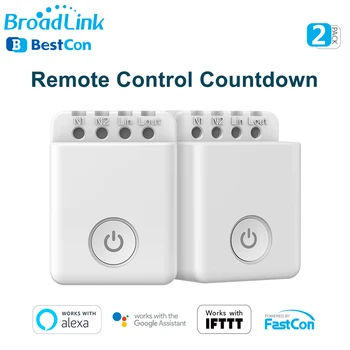 BroadLink BestCon MCB1 WiFi Interruptor Power Smart Remote Control Scheduled Countdown Timer Work with Alexa Google Assistant
BroadLink BestCon MCB1 WiFi Interruptor Power Smart Remote Control Scheduled Countdown Timer Work with Alexa Google Assistant