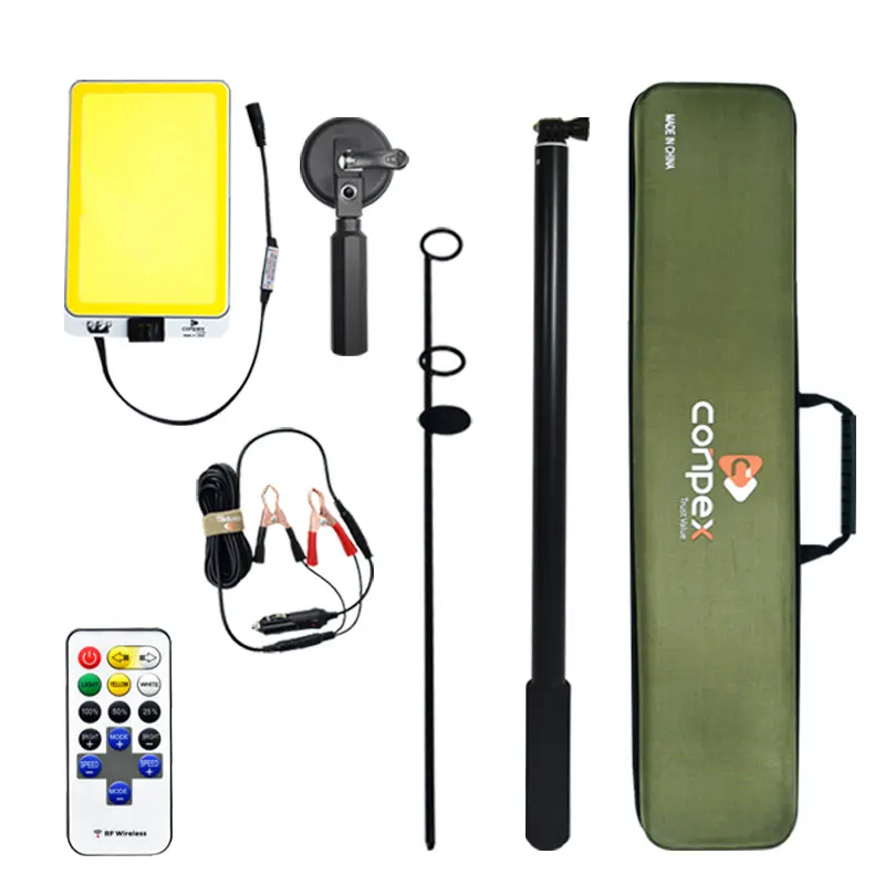 3M Telescopic LED Fishing Rod Outdoor Searchlight Camping Lantern lamp for Road Trip Self-drive Travelling with Remote Control
3M Telescopic LED Fishing Rod Outdoor Searchlight Camping Lantern lamp for Road Trip Self-drive Travelling with Remote Control