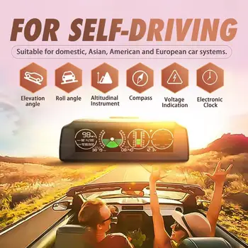 VODOOL GPS GO-2 Multi-functional Smart Car Slope Meter Inclinometer Compass Speedometer Altitude Measurement Display Function
VODOOL GPS GO-2 Multi-functional Smart Car Slope Meter Inclinometer Compass Speedometer Altitude Measurement Display Function