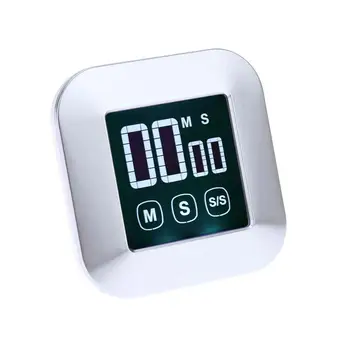 LCD Touch Screen Kitchen Timer Backlight Digital Timer Alarm Clock Cooking Tools Kitchen Accessories
LCD Touch Screen Kitchen Timer Backlight Digital Timer Alarm Clock Cooking Tools Kitchen Accessories