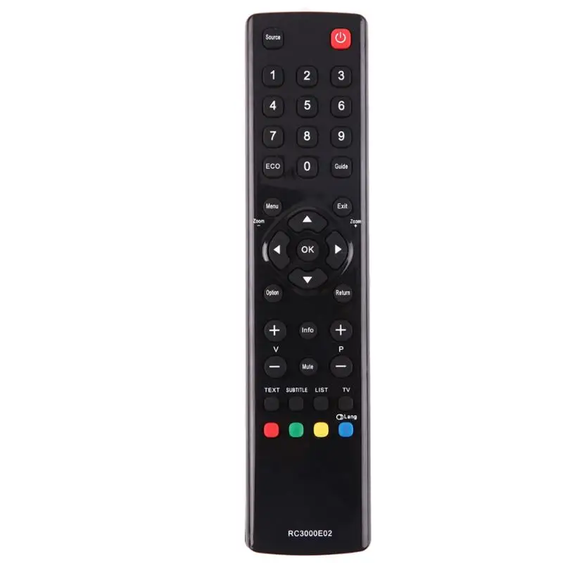 Universal TV Remote Control Replacement controle remoto for TCL RC3000E02 LED LCD TV Remote Control
Universal TV Remote Control Replacement controle remoto for TCL RC3000E02 LED LCD TV Remote Control
