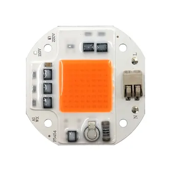 54x54mm 50W Driverless LED COB Chip with Connector 110V 220V Directly Solderless DOB for Plant Grow Lamp Light Warm Cold White
54x54mm 50W Driverless LED COB Chip with Connector 110V 220V Directly Solderless DOB for Plant Grow Lamp Light Warm Cold White