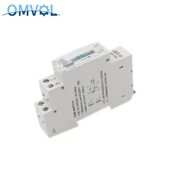 DIN Rail SUL180 Time Switch Mechanical Timer Switch 24 Hours Programmable Timer 16A Time Switch
DIN Rail SUL180 Time Switch Mechanical Timer Switch 24 Hours Programmable Timer 16A Time Switch