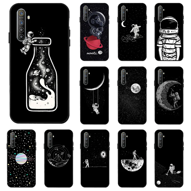 Чехол для Oppo Realme 5 Pro с 3D рисунком мягкий черный силиконовый чехол OPPO XT X2 3 X Q Lite