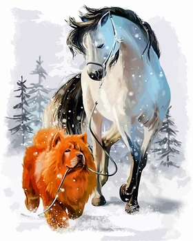 DIY Oil Painting By Numbers On Canvas horse and fox Handpainted Acrylic Paint Coloring By Numbers Cartoon Unframe Unique Gift
DIY Oil Painting By Numbers On Canvas horse and fox Handpainted Acrylic Paint Coloring By Numbers Cartoon Unframe Unique Gift