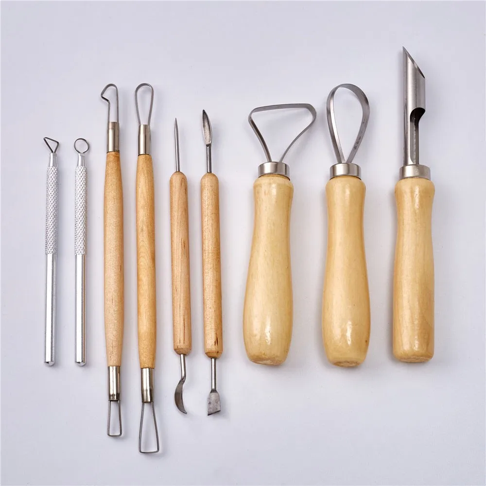 9 PC/Set Pumpkin Sculpture Tools Clay Tools Clay Sculpture Tools Painting DIY Wood Handle Clay Craft Kits For Polymer Clay Hot
9 PC/Set Pumpkin Sculpture Tools Clay Tools Clay Sculpture Tools Painting DIY Wood Handle Clay Craft Kits For Polymer Clay Hot