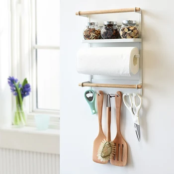 Fridge Organizer Refrigerator Side Shelf Paper Towel Holder Spice Jars Rack Kitchen Storage Seasoning Jars Organizer
Fridge Organizer Refrigerator Side Shelf Paper Towel Holder Spice Jars Rack Kitchen Storage Seasoning Jars Organizer