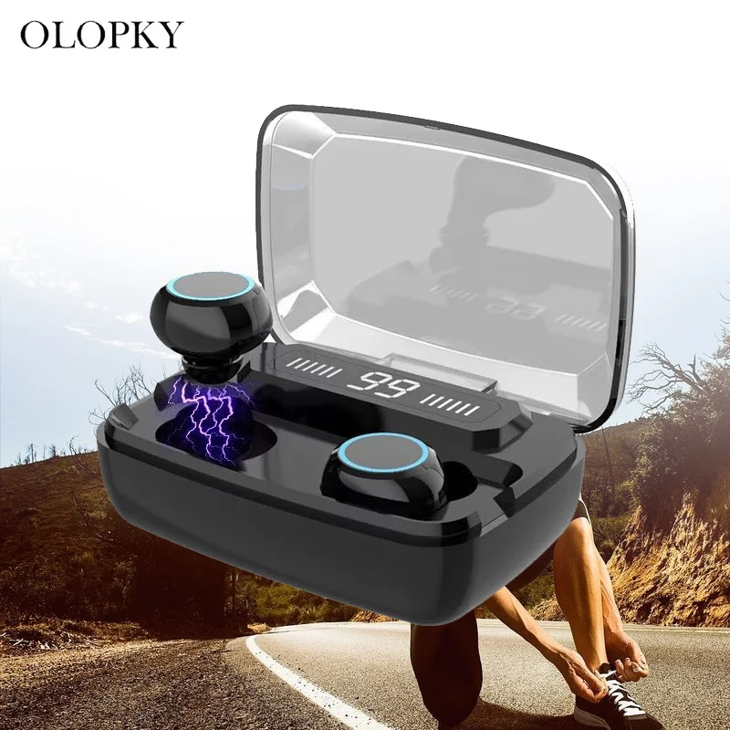 New Bluetooth Earphone Wireless In-Ear 3300mAh TWS 5.0 LED Display Stereo Headset Noise Cancelling Charging Box For Mobile Phone
New Bluetooth Earphone Wireless In-Ear 3300mAh TWS 5.0 LED Display Stereo Headset Noise Cancelling Charging Box For Mobile Phone