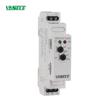 VKS7211 Single Phase Voltage Protection Relay 110V 220V electric timer relay 
VKS7211 Single Phase Voltage Protection Relay 110V 220V electric timer relay