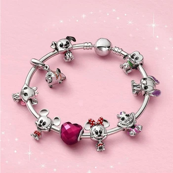2020 New Fashion High Quality Silver 925 Disne My Mouse Series Beaded DIY Bracelet Original Woman Jewelry Romance Best Gift
2020 New Fashion High Quality Silver 925 Disne My Mouse Series Beaded DIY Bracelet Original Woman Jewelry Romance Best Gift