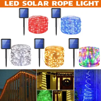 12M 50 led Solar LED Light Waterproof LED Copper Wire String Holiday Outdoor Led Strip Christmas Party Wedding Decoration
12M 50 led Solar LED Light Waterproof LED Copper Wire String Holiday Outdoor Led Strip Christmas Party Wedding Decoration