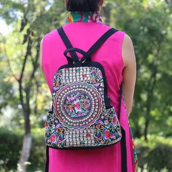 Backpack Women Folk-custom Ethnic Style Embroidered Retro Backpack Travel Backpack Рюкзак Женский Bolsos Para Mujer
Backpack Women Folk-custom Ethnic Style Embroidered Retro Backpack Travel Backpack Рюкзак Женский Bolsos Para Mujer