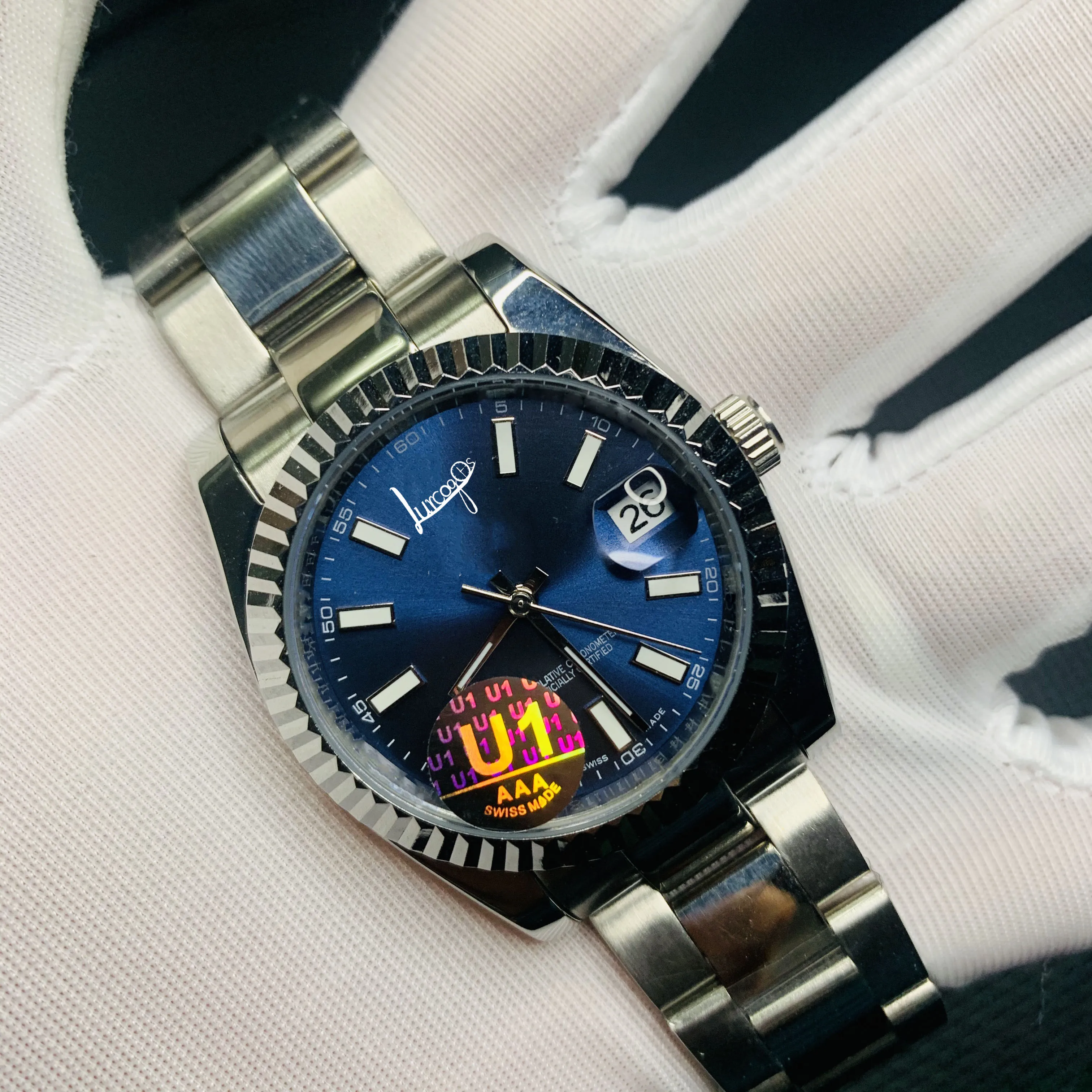u1 factory luxury watch blue dial 2813 automatic winding movement AIR KING watch sports automatic winding watch sapphire watch
u1 factory luxury watch blue dial 2813 automatic winding movement AIR KING watch sports automatic winding watch sapphire watch