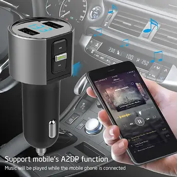 Portable 5V 3.4ACar Auto Dual USB Charger Bluetooth Handsfree Kit Wireless Radio Adapter MP3 Player for Xiaomi Samsung iPhone 11
Portable 5V 3.4ACar Auto Dual USB Charger Bluetooth Handsfree Kit Wireless Radio Adapter MP3 Player for Xiaomi Samsung iPhone 11