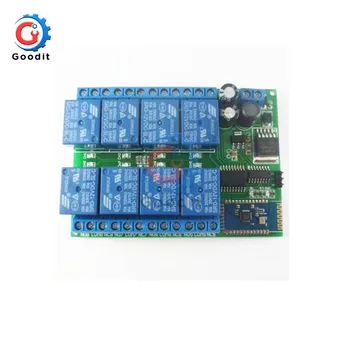 DC 12V 8 Channel Relay Board for Android Phone Bluetooth Control Relay Module for Smart Home LED Lighting System
DC 12V 8 Channel Relay Board for Android Phone Bluetooth Control Relay Module for Smart Home LED Lighting System
