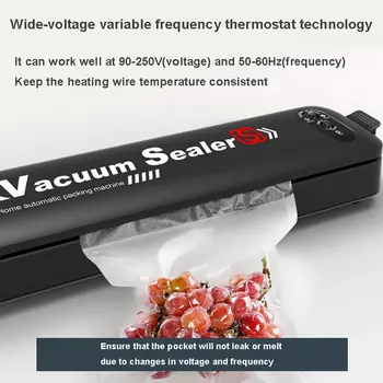 Portable Food Packing Machine Fruit Vacuum Packaging Sealer Machine with 15Pcs Bags For Home Kitchen Food Vacuum Sealer
Portable Food Packing Machine Fruit Vacuum Packaging Sealer Machine with 15Pcs Bags For Home Kitchen Food Vacuum Sealer