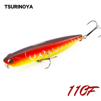 TSURINOYA Pencil Lure 85mm/10.5g 110mm/21g Top Water Floating Hard Bait Steel Ball Inside Artificial Wobbler Sea Fishing Tackle
TSURINOYA Pencil Lure 85mm/10.5g 110mm/21g Top Water Floating Hard Bait Steel Ball Inside Artificial Wobbler Sea Fishing Tackle