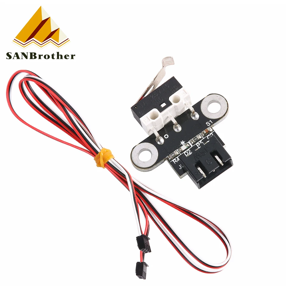 3D Printer Parts Mechanical Limit Switch Module Horizontal Type Endstop With 1M Cable For DIY Motherboard Reprap Ramps1.4
3D Printer Parts Mechanical Limit Switch Module Horizontal Type Endstop With 1M Cable For DIY Motherboard Reprap Ramps1.4