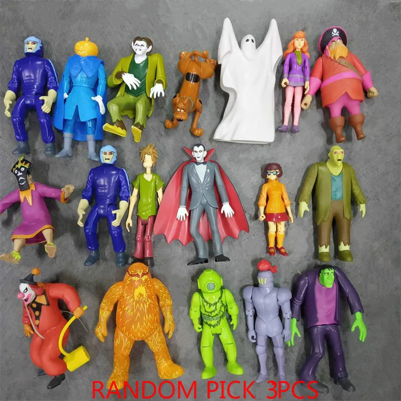 Random 3PCS Scooby 50th Anniversary Exclusive Ghost Clown FRED SHAGGY DAPHNE VELMA 5''Scooby Doo Action Figure Set Toys Gift
Random 3PCS Scooby 50th Anniversary Exclusive Ghost Clown FRED SHAGGY DAPHNE VELMA 5''Scooby Doo Action Figure Set Toys Gift