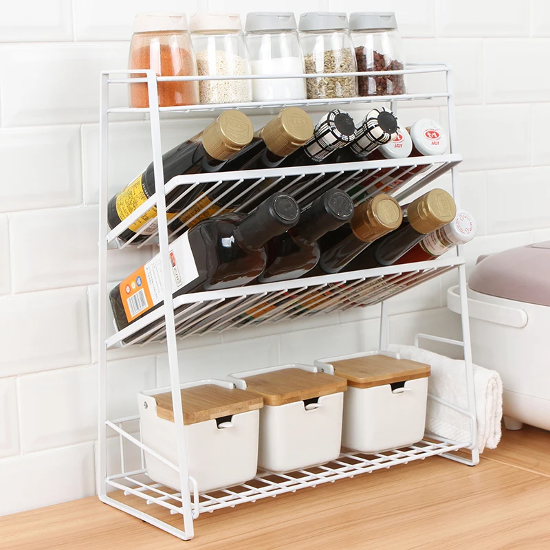 4-Layer Metal Kitchen Seasoning Storage Rack Cosmetic Toiletries Organizer Bathroom Desktop Shelf Cabinet Bracket Accessories
4-Layer Metal Kitchen Seasoning Storage Rack Cosmetic Toiletries Organizer Bathroom Desktop Shelf Cabinet Bracket Accessories