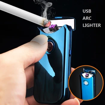 USB Electronic Dual Arc Cigarette Lighter Windproof Rechargeable Electric Plasma Lighters Smoking Accessories Men' Best Gift
USB Electronic Dual Arc Cigarette Lighter Windproof Rechargeable Electric Plasma Lighters Smoking Accessories Men' Best Gift