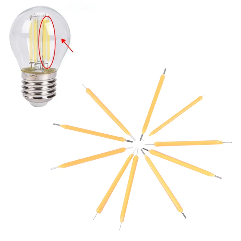 10Pcs/lot DIY Filament Bulb Candle Light Source COB Super Bright LED Candle Light Lamp Manual Supply Warm White Lighting
10Pcs/lot DIY Filament Bulb Candle Light Source COB Super Bright LED Candle Light Lamp Manual Supply Warm White Lighting