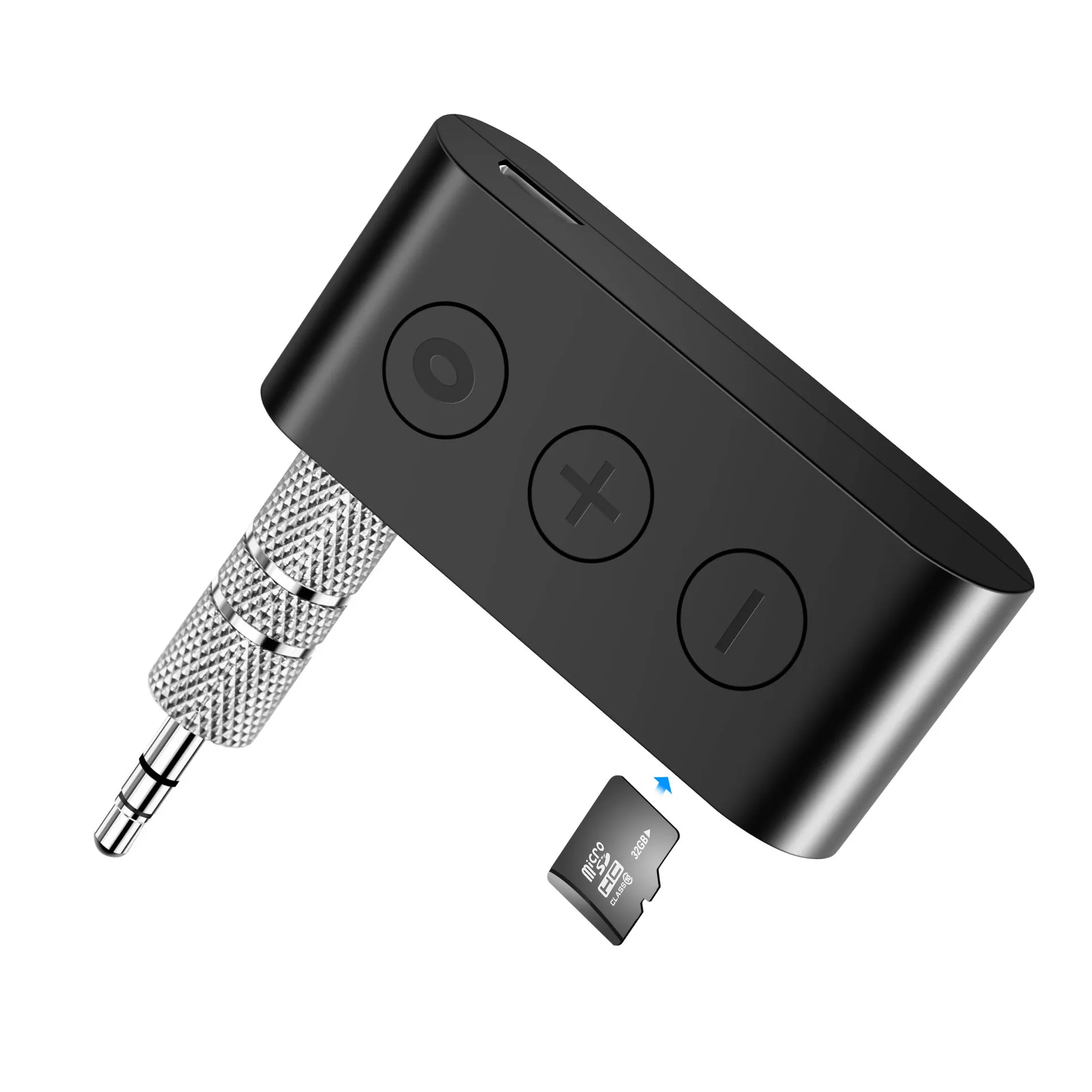 3 в 1 Bluetooth 5 0 беспроводной адаптер приемник мм аудиоразъем TF mp3 кардридер микрофон