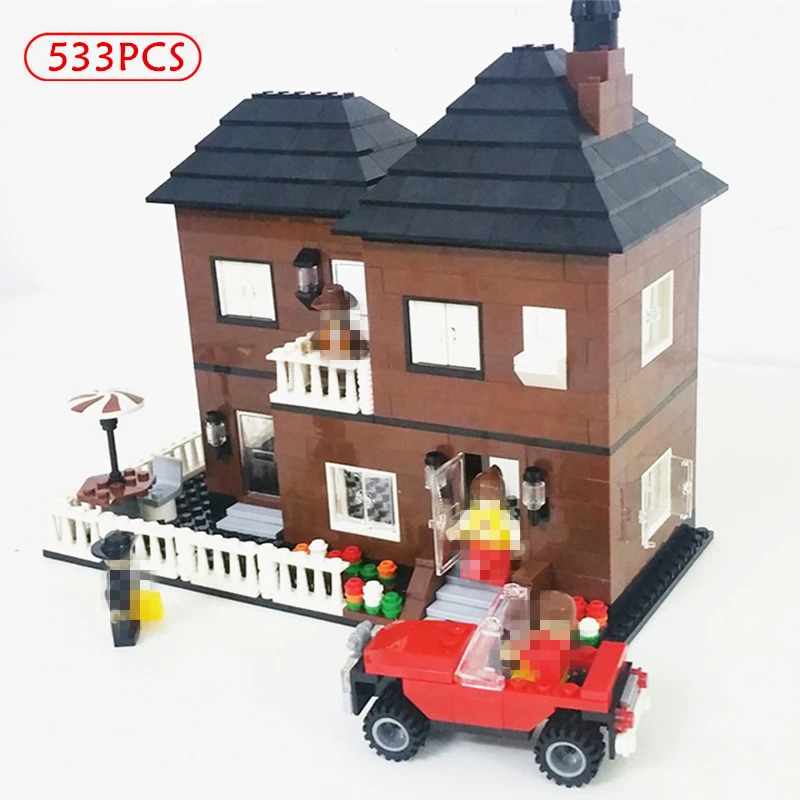 533pcs Building Blocks City Street View Series Creative Apartment Assembling Toy Bricks Huose Car For Children Kid Brick Villa
533pcs Building Blocks City Street View Series Creative Apartment Assembling Toy Bricks Huose Car For Children Kid Brick Villa
