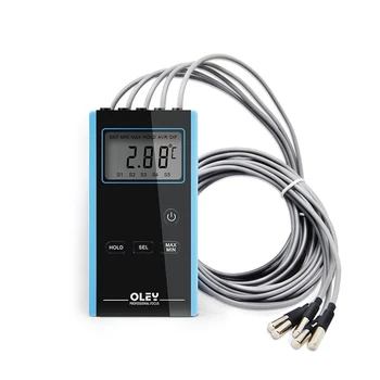 GGATC Portable Multipoint Temperature Detector Universal Temperature Measure Instrument Tool 5 high precision Sensor
GGATC Portable Multipoint Temperature Detector Universal Temperature Measure Instrument Tool 5 high precision Sensor